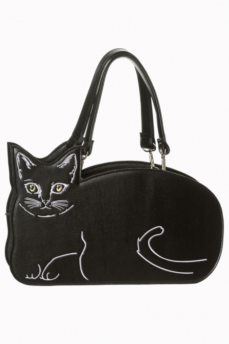 Y black cat bag - Broken Hill Vintage